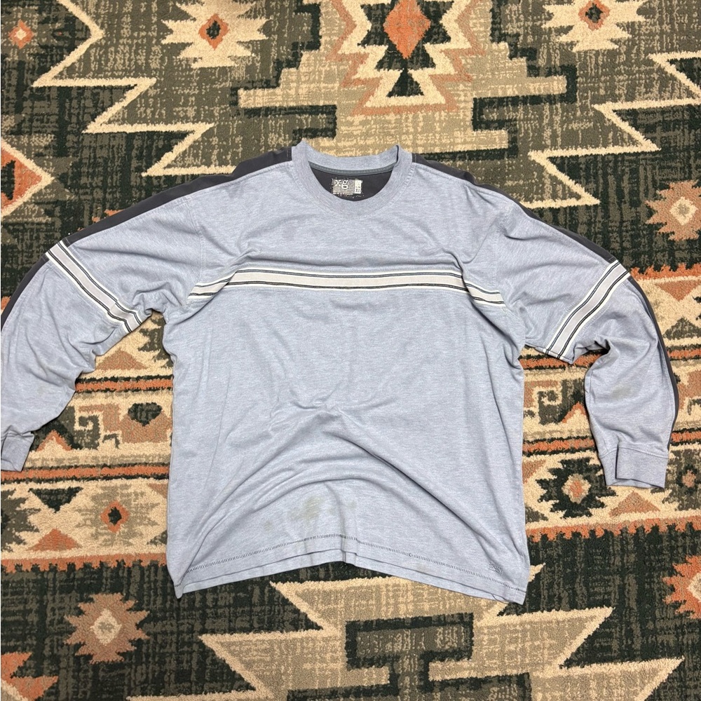 Vintage styled Men's grey Long Sleeve Shirt